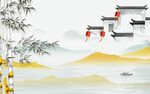 爆款 最新款山水画 tif分层
