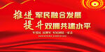 军民融合展板