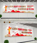 人民对美好生活的向往文化墙