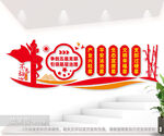 五星支部文化墙图片