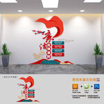 竖版廉政党建文化墙