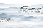 山水画背景墙