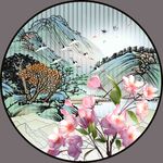 圆形装饰画 