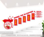民族团结宣传楼道墙图片