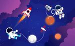 卡通宇宙壁画