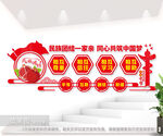 民族团结文化墙图片