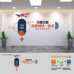 民族团结一家亲文化墙