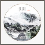 玄关山水画