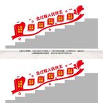 全过程人民民主楼梯间文化墙