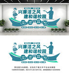 廉洁校园文化墙