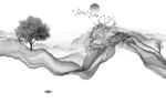 简约 新传灰色山水 TiF分层