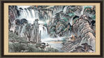 国画山水画 