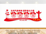 弘扬气象精神文化墙