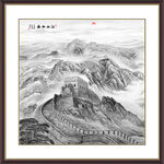 长城山水画
