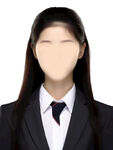 女士证件照换脸模板