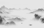 客厅 爆款灰色山水 TiF分层