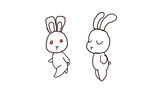 两兔同行