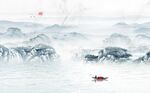 水墨江山如画