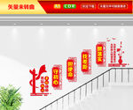 党建楼梯文化墙