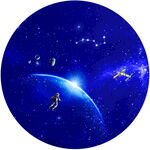圆形星空