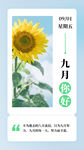 九月你好