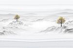 水墨山水画