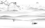 人气 高档灰色山水 TiF分层