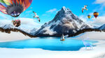 雪山湖泊