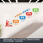 学校楼梯文化墙