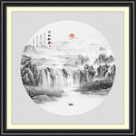 新中式山水画