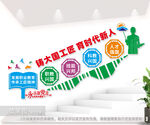职业教育楼道文化墙图片