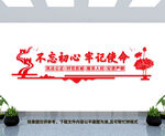 不忘初心牢记使命文化墙