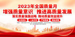 2023年全国质量月展板