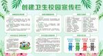 创建卫生校园宣传栏展板