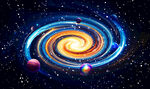 宇宙星空星系装饰画