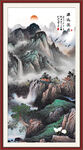 玄关山水画