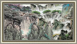 中国画山水 