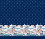 马面裙彩色云朵桥
