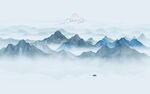 水墨山水图