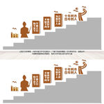 校园楼梯文化墙