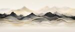 新中式水墨山水画