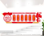 中小学校党建文化墙图片