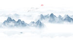 水墨山水图