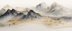 新中式水墨意境山水装饰画