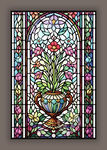 蒂凡尼教堂门窗彩色玻璃图案