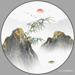 国画山水画