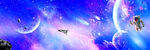 紫色星空