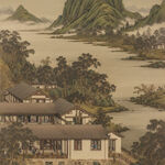 国画工笔建筑
