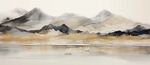 中国传统国画山水装饰画