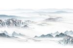 山水画背景墙